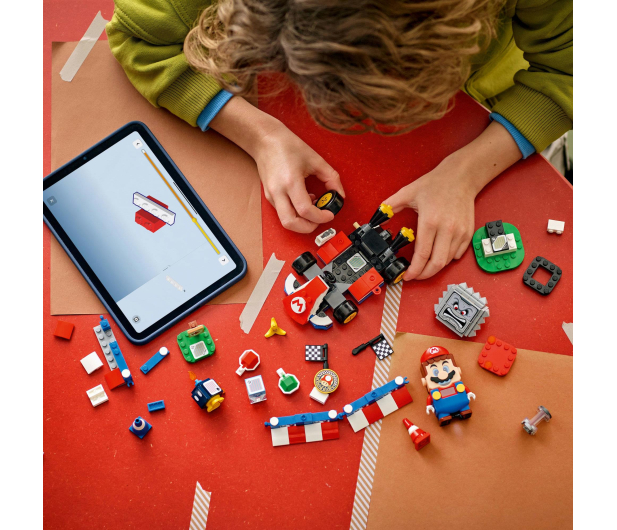 LEGO Super Mario 72043 Mario Kart™ Interaktywna figurkaMario i Standard Kart - 1331715 - zdjęcie 8
